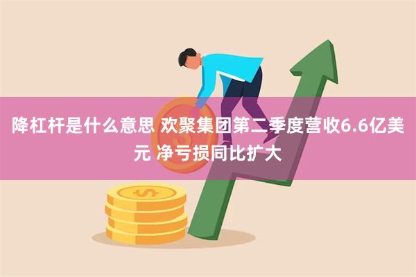 降杠杆是什么意思 欢聚集团第二季度营收6.6亿美元 净亏