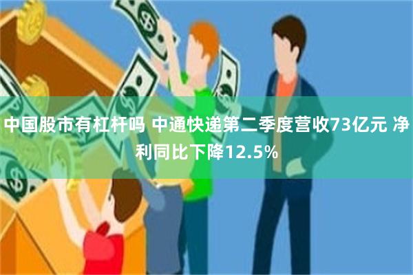 中国股市有杠杆吗 中通快递第二季度营收73亿元 净利同比下降12.5%