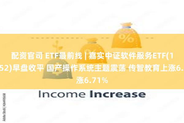 配资官司 ETF最前线 | 嘉实中证软件服务ETF(15