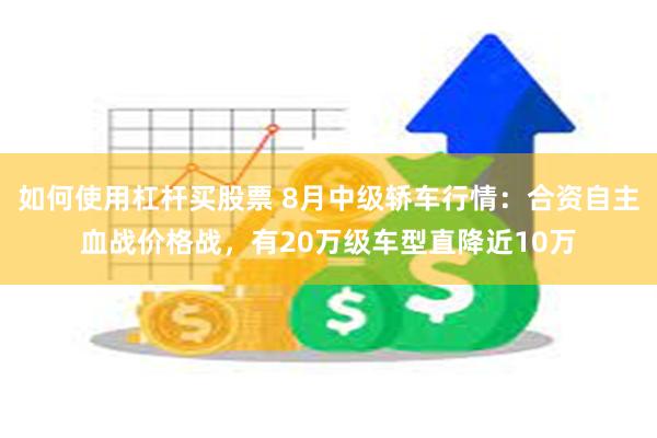 如何使用杠杆买股票 8月中级轿车行情：合资自主血战价格战，有20万级车型直降近10万